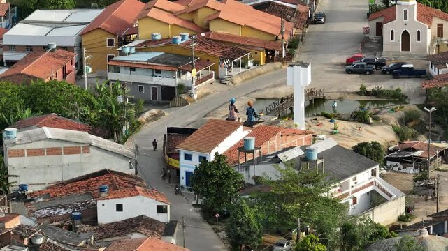 Vista A&eacute;rea de Serra Negra, Pernambuco