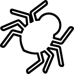 Spider Graphic Illustration 