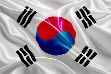 Korean Flag For National Day