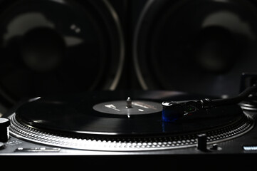 turntable and vinyl