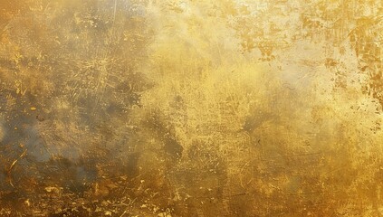Obraz premium Vintage gold texture with metallic finish. Ideal for backgrounds, wallpapers and design projects. Rich shabby abstract pattern.