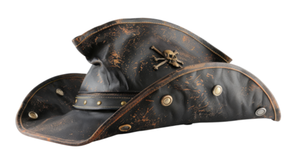Pirate hat on a transparent background