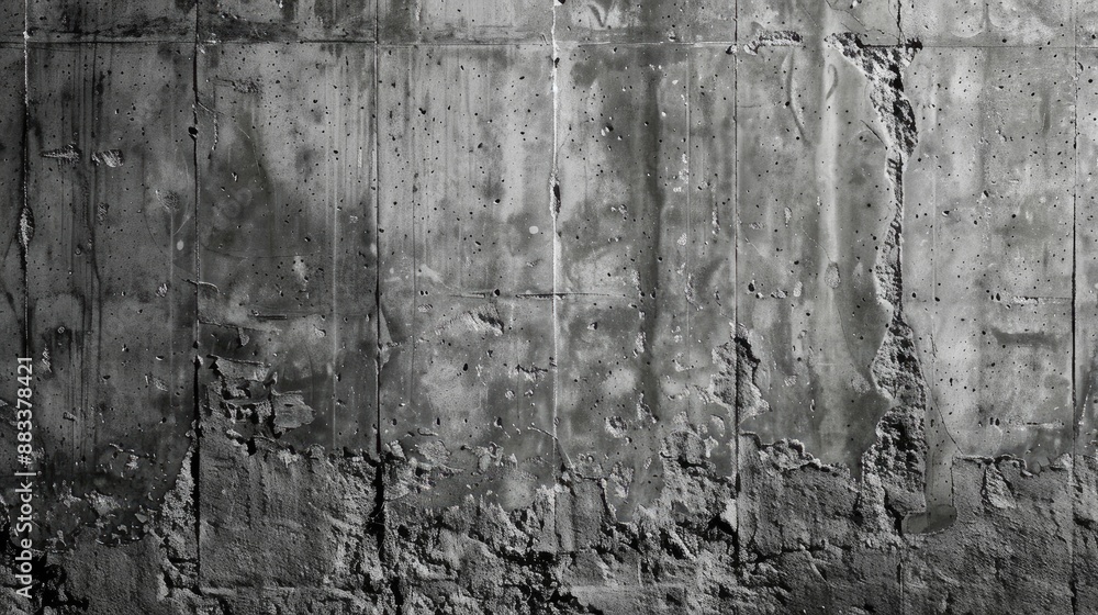 Sticker embossed gray concrete wall texture background