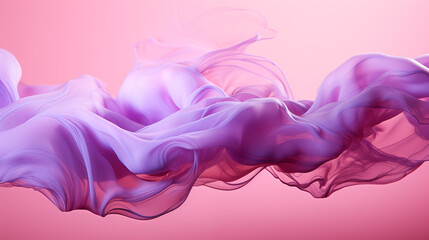 Fototapeta premium Purple Fluid Paint Dripped on Pink Background, Abstract Image, Texture, Pattern Background, Wallpaper, Cover and Screen of Smartphone, Cell Phone, Computer, Laptop, 9:16 and 16:9 Format