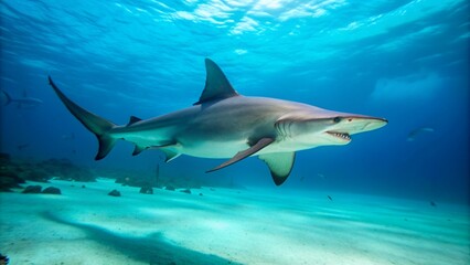hammerhead-shark-in-the-ocean