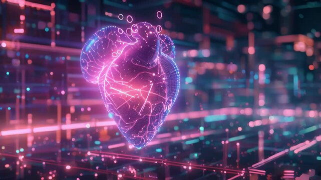 An artificial organ embedded with nanosensors communicating with a 6G network to continuously monitor and adjust its function.
