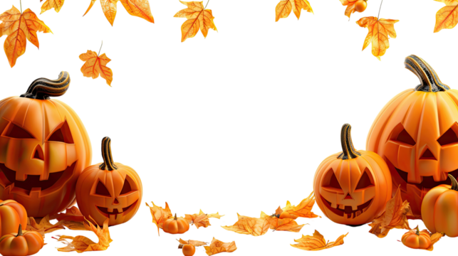 Pumpkin on a transparent background