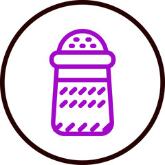 Salt Vector Line Purple Circle Black