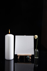 candles, mourning, tragedy, moment of remembrance