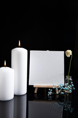 candles, mourning, tragedy, moment of remembrance