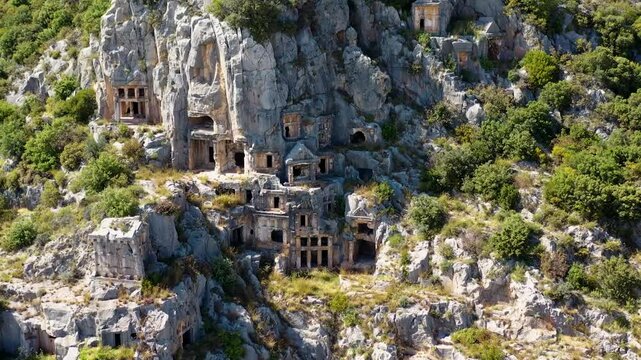 Antalya - Demre Myra Ancient Theatre, Rock Tombs and Santa Claus Church