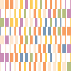 Geometric artwork pattern with vertical columns rectangles and trapezoids, rhythmic design