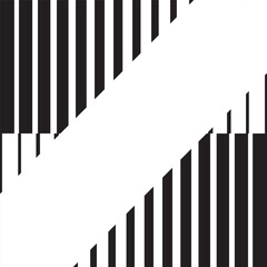 Obraz premium Geometric artwork pattern with vertical columns rectangles and trapezoids, rhythmic design