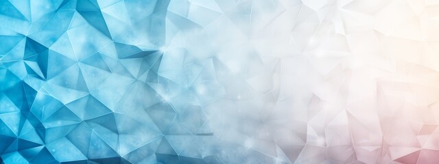 Obraz premium A blue-and-white background with a middle-placed, blurred image and a central light