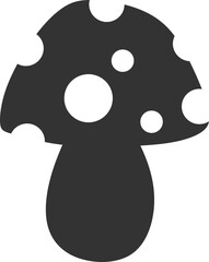 Fototapeta premium Mushroom Toadstool Graphic Illustration 