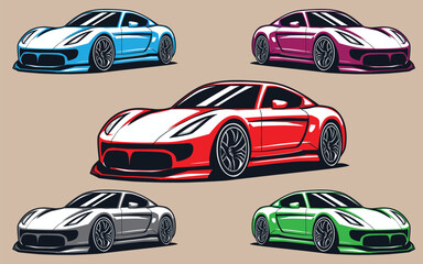 Sports Car Vector Design