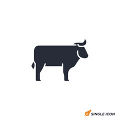beef icon vector illustration. beef symbol isolated on white background