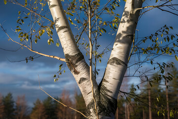 Fototapeta premium trees in the autumn