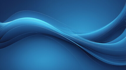 Obraz premium abstract blue wave background