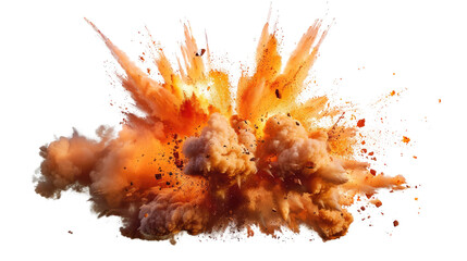 Explosion on transparent background