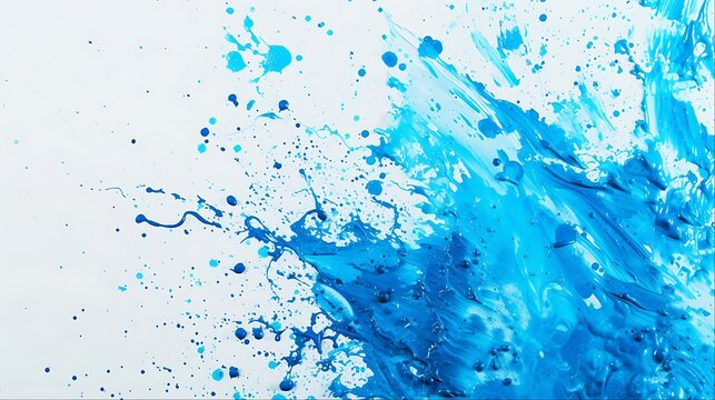 Light blue paint splatter clearance