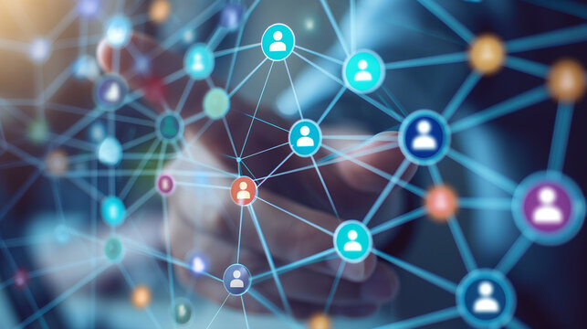 Close-up of a user's social media analytics showing growth in followers and engagement, reflecting the success of their networking efforts.