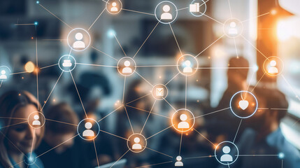 Social media feed showing professionals exchanging recommendations and referrals, strengthening their collaborative efforts.