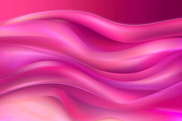 Red and pink background with three-dimensional smooth red waves.. Beautiful simple AI generated image in 4K, unique.