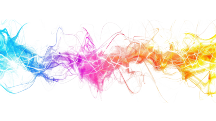 Electricity on a transparent background
