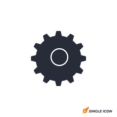 Settings icon vector illustration. Settings symbol isolated on white background.