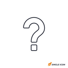 Help icon vector illustration. Help symbol isolated on white background.