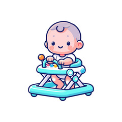 cute baby icon character