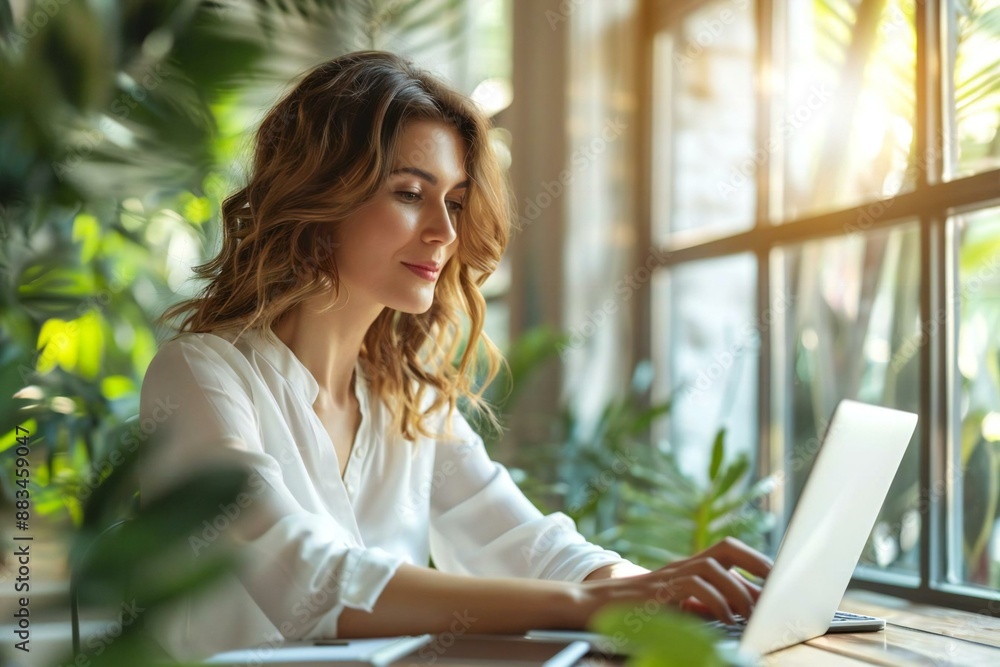 Aufkleber scheduling a meeting appointment online using a laptop computer