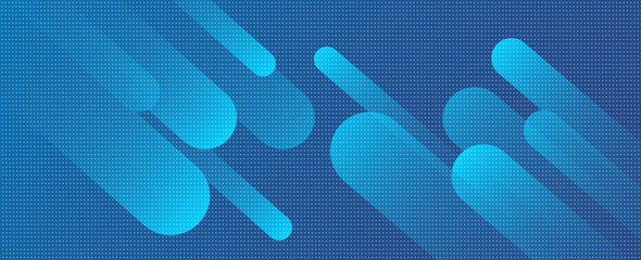 Abstract blue color background. Dynamic shape composition. Vector illustration