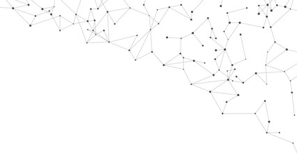 Abstract technology background. Plexus mesh backdrop. Vector