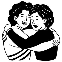 Happy Friendship Day Printable Graphics with Balloons and Festive Confetti