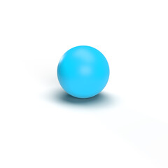 ball on white with shadow