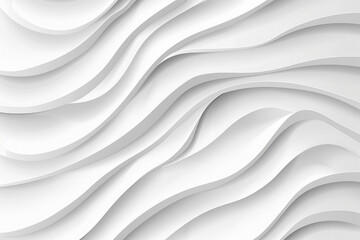 Obraz premium Elegant White Texture and Pattern Design for Modern Interior Decor: Featuring Intricate Wave Shape for Sophisticated, Minimalist, and Contemporary Aesthetic