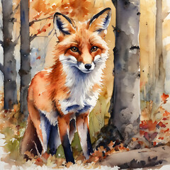 red fox vulpes
