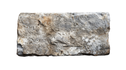 stone slab on a transparent background