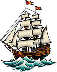 Traditional Tattoo Illustration