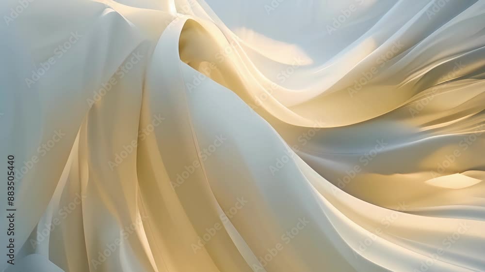 Aufkleber the wind lifts and twirls the fabric creating a mesmerizing display of movement.