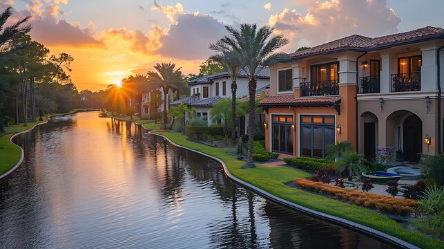 Real estate infographic detailing advantages of living in gated communities including security and exclusive amenities