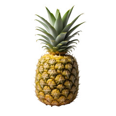 Fototapeta premium Pineapple isolated on transparent background.