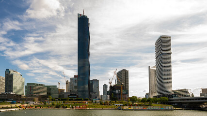 Obraz premium Vienna, the capital of Austria, is located in the east of the country on the Danube