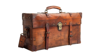 vintage handbag on a transparent background