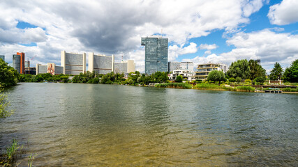 Fototapeta premium Vienna, the capital of Austria, is located in the east of the country on the Danube