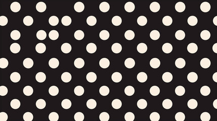 A black and white pattern of polka dots