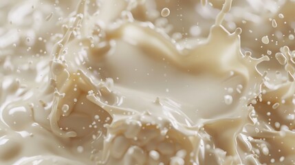 Close-up shot of milk being poured into a bowl