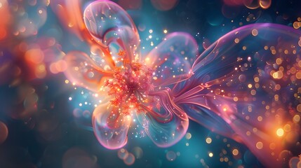 Quantum dance of photons and electrons, forming stunning patterns and images